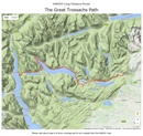 Wandelkaart The Great Trossachs Path | Harvey Maps