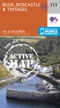 Wandelkaart - Topografische kaart 111 OS Explorer Map | Active Bude / Boscastle / Tintagel | Ordnance Survey