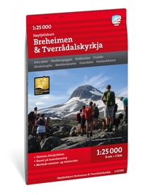 Wandelkaart Hoyfjellskart Breheimen - Tverrådalskyrkja | Noorwegen | Calazo