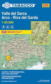  055 Valle del Sarca / Arco / Riva del Garda | Tabacco Editrice1