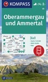 Wandelkaart 05 Oberammergau und Ammertal | Kompass