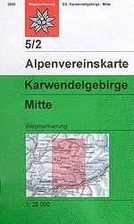 Wandelkaart 5/2 Alpenvereinskarte Karwendelgebirge - Mitte | Alpenverein