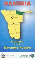 Wegenkaart - Landkaart tourist map Kavanga - Okavango Region | Namibiana