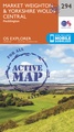 Wandelkaart 294 OS Explorer Map | Active Market Weighton / Yorkshire Wolds Central | Ordnance Survey