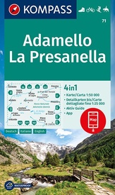 Wandelkaart 71 Adamello - La Presanella | Kompass