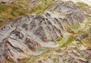 Reliëfkaart Massif Mont Blanc met voelbaar 3D reliëf | 115 x 95 cm (9782758538738) | IGN - Institut Géographique National