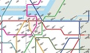 Wandkaart - Stadsplattegrond Nijmegen Metro Transit Map - Metrokaart | Victor van Werkhoven