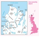 Wandelkaart - Topografische kaart 009 Landranger Cape Wrath - Durness & Scourie | Ordnance Survey