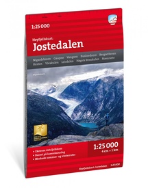 Wandelkaart Hoyfjellskart Jostedalen | Noorwegen | Calazo