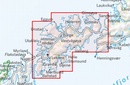 Wandelkaart Hoyfjellskart Lofoten: Vestvågøya – Leknes | Noorwegen | Calazo