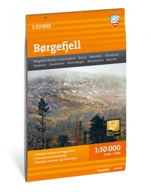 Wandelkaart Turkart Børgefjell | Noorwegen | Calazo