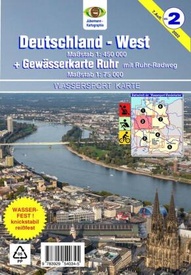 Waterkaart 2 Duitsland West | Jubermann