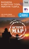 Wandelkaart - Topografische kaart 166 OS Explorer Map | Active Rhondda / Merthyr / Merthyr Tudful | Ordnance Survey