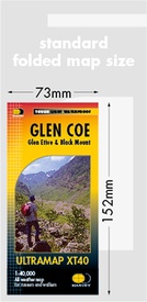 Wandelkaart Glen Coe | Harvey Maps