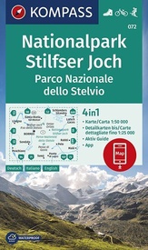 Wandelkaart 072 Nationalpark Stilfser Joch - Parco Nazionale dello Stelvio | Kompass