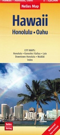 Wegenkaart - landkaart 2 Oahu – Honolulu | Nelles Verlag