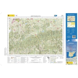 Topografische kaart 138-II Aretxabaleta | CNIG - Instituto Geográfico Nacional1