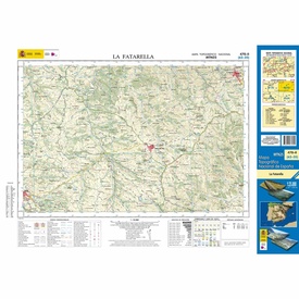 Topografische kaart 470-II La Fatarella | CNIG - Instituto Geográfico Nacional1