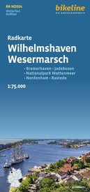 Fietskaart NDS04 Bikeline Radkarte Wilhelmshaven - Wesermarsch | Esterbauer