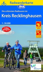 Fietskaart ADFC Radwanderkarte Kreis Recklinghausen | BVA BikeMedia