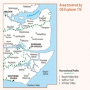 Wandelkaart - Topografische kaart 176 OS Explorer Map Blackwater Estuary | Ordnance Survey