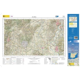 Topografische kaart 1052-I Álora | CNIG - Instituto Geográfico Nacional1