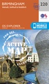 Wandelkaart - Topografische kaart 220 OS Explorer Map | Active Birmingham / Walsall / Solihull / Redditch | Ordnance Survey