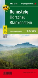 Wandelkaart 2305 Rennsteig - Hörschel - Blankenstein | Freytag & Berndt