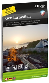 Wandelkaart Terrängkartor Gendarmstien - Gendarmepad | Denemarken | Calazo