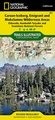 Wandelkaart 807 Topographic Map Guide Carson-Iceberg, Emigrant, & Mokelumne Wilderness Areas - Eldorado, Humboldt-Toiyabe, and Stanislaus National Forests /CA | National Geographic