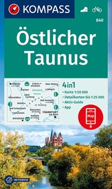 Wandelkaart 840 Östlicher Taunus | Kompass