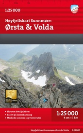 Wandelkaart Hoyfjellskart Sunnmore: Ørsta & Volda | Noorwegen | Calazo
