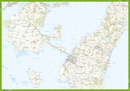 Wandelkaart Terrängkartor Øhavsstien syd – Het archipelpad naar het zuiden | Denemarken | Calazo