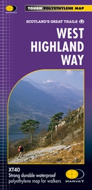 Wandelkaart West Highland Way | Harvey Maps