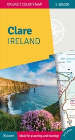 Wegenkaart - landkaart - Fietskaart Clare (Ierland) | Xploreit Maps