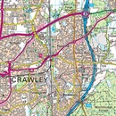 Wandelkaart - Topografische kaart 187 Landranger Dorking, Reigate & Crawley area | Ordnance Survey