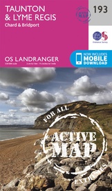 Wandelkaart - Topografische kaart 193 Landranger Active Taunton / Lyme Regis / Chard | Ordnance Survey