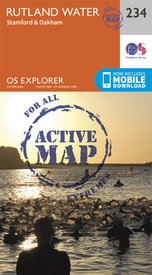 Wandelkaart - Topografische kaart 234 OS Explorer Map | Active Rutland Water | Ordnance Survey