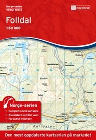 Wandelkaart - Topografische kaart 10073 Norge Serien Folldal | Nordeca