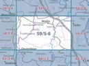 Topografische kaart - Wandelkaart 59/5-6 Topo25 Wellin | NGI - Nationaal Geografisch Instituut