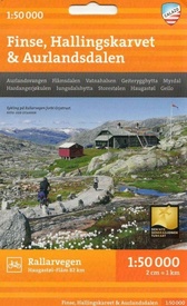 Wandelkaart Turkart Finse, Hallingskarvet, Aurlandsdalen | Noorwegen | Calazo