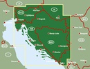 Wegenkaart - landkaart Slovenië - Kroatië - Bosnië - Herzogovina | Freytag & Berndt