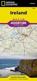 Wegenkaart - landkaart 3303 Adventure Map Ireland - Ierland | National Geographic