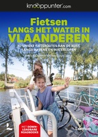 Fietsen langs het water in Vlaanderen