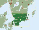 Wegenkaart - landkaart 1 Zweden Zuid - Malmo-Helsingborg-Kalmar | Freytag & Berndt