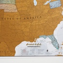 Scratch Map USA - Verenigde Staten Travel Edition 43.2  x 27,9 cm | Maps International