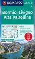 Wandelkaart 96 Bormio - Livigno - Alta Valtellina | Kompass