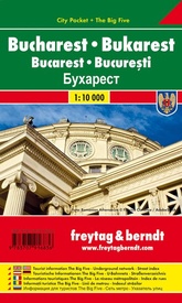 Stadsplattegrond City Pocket Bukarest - Bucharest | Freytag & Berndt