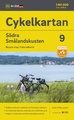 Fietskaart 9 Cykelkartan Södra Smålandskusten - zuid Smaland | Norstedts