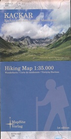 Wandelkaart Kaçkar and Altiparmak Mountains | MapSite Verlag